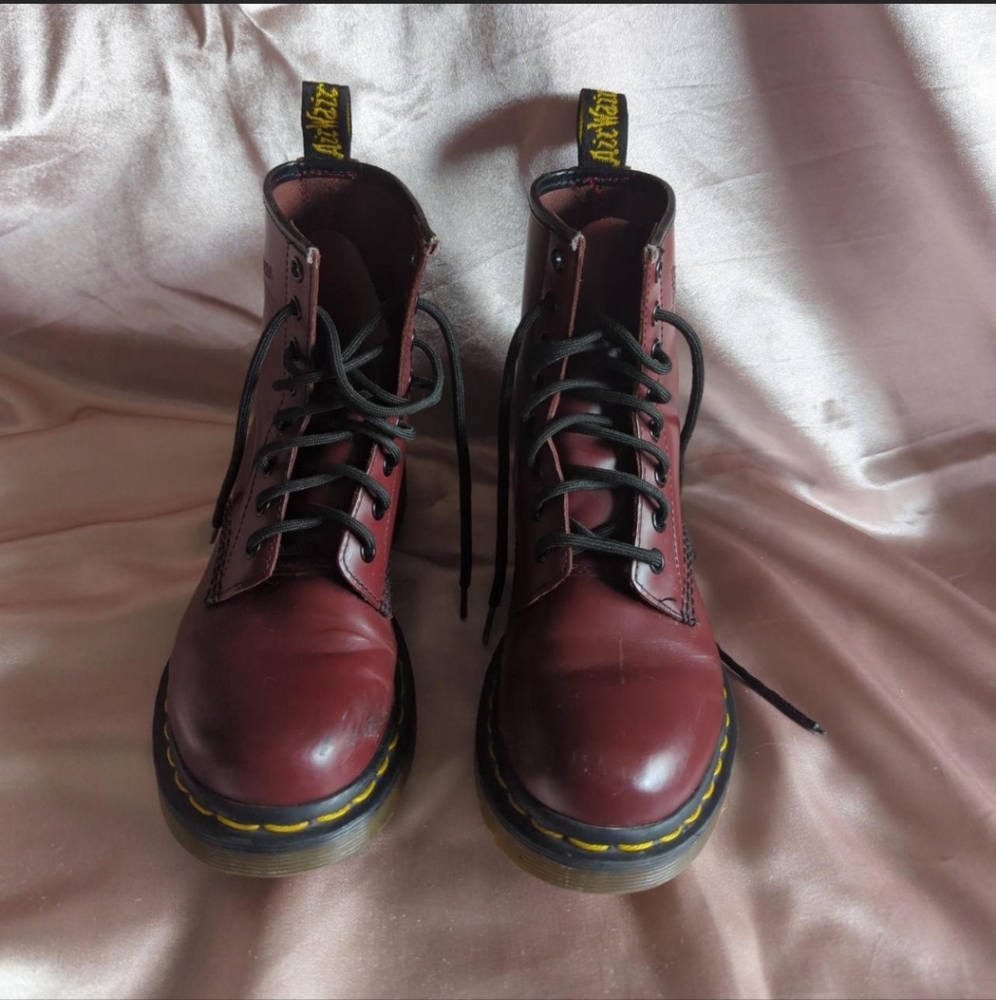 Dr. Martens Cherry Red Boots